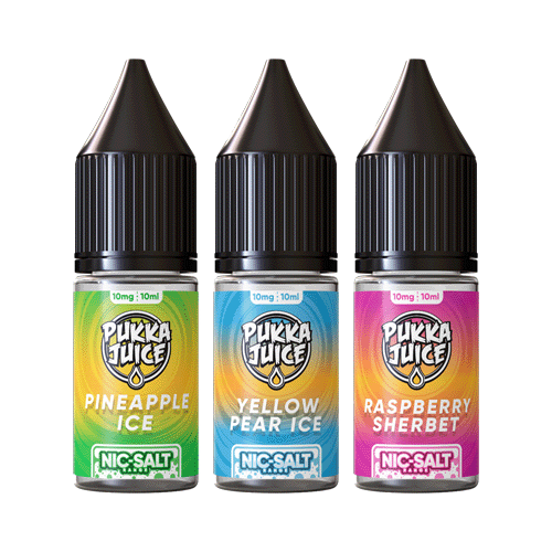 Pukka Juice Salt 10ml E Liquid – Nic Salts Pack Of 10 – Vape Supplier UK