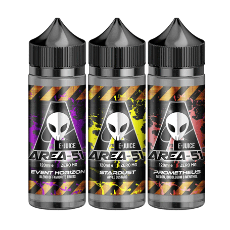 Area 51 Vape Juice Shorfill E-liquids 100ml