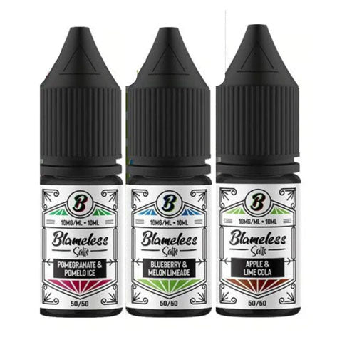 Blameless Juice Nic Salt 10ml E-Liquid Pack of 10