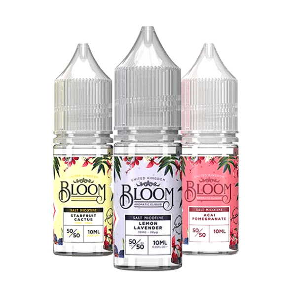 Bloom Nic Salt E-Liquids 10ml Box of 10