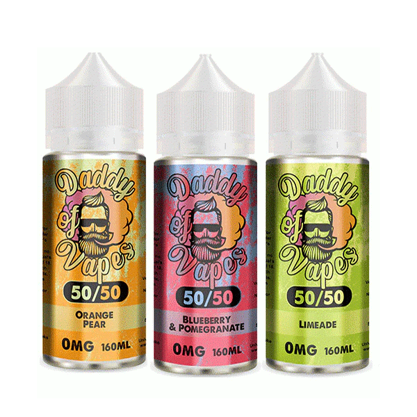 Daddy Vapes Shortfill E Liquid 50/50 -200ml