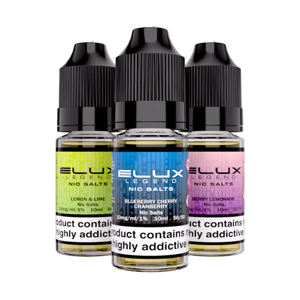 Elux Legend Nic Salt 10ml E-Liquids Pack of 10