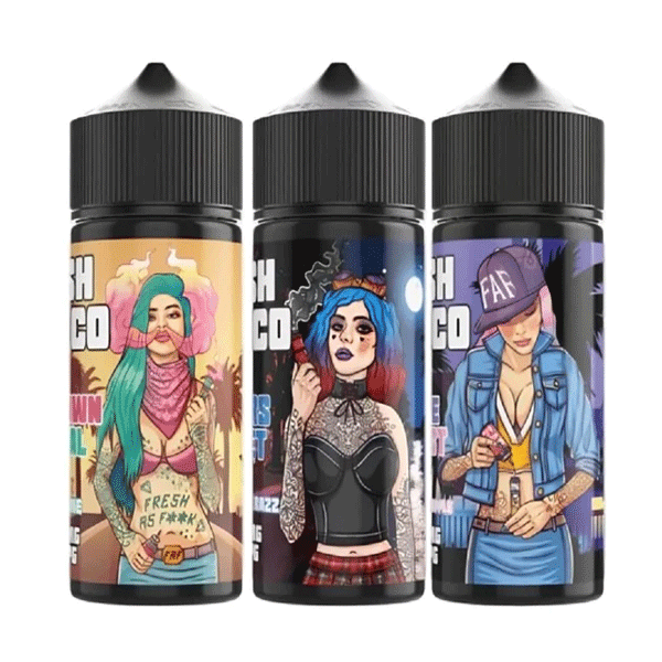 Fresh Vape Co Shortfill E Liquid 100ml