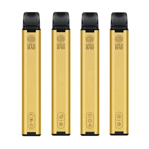 Gold Bar 600 Disposable Vape Pod Box of 10