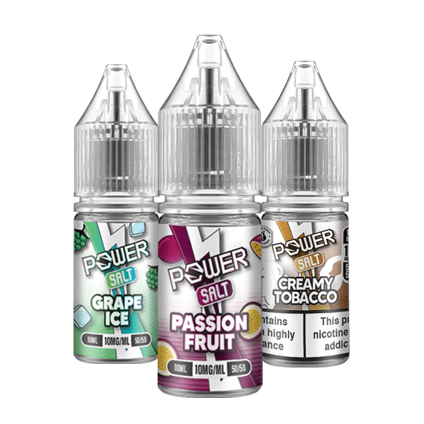 Juice N Power Nic Salts E-Liquids 10ml Box of 10