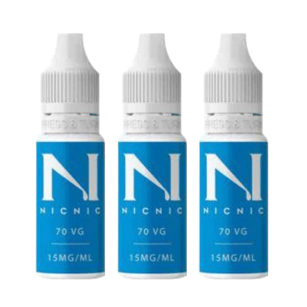 NIC NIC - NICOTINE SHOT 15MG 70VG [BOX OF 120]