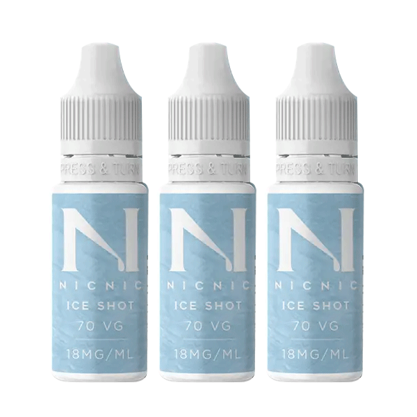 NIC NIC - NICOTINE ICE SHOT 18MG 70VG [BOX OF 120]