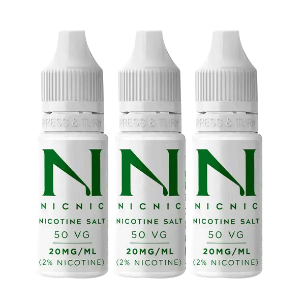 NIC NIC - NICOTINE SALT SHOT 20MG 50VG [BOX OF 120]