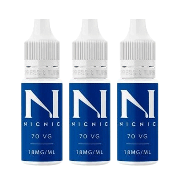 NIC NIC - NICOTINE SHOT 18MG 70VG [BOX OF 120]