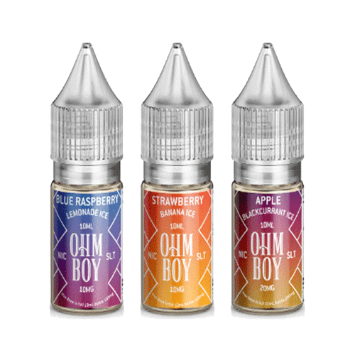 Ohm Boy Salt 10ml E Liquid – Nic Salts Pack of 10