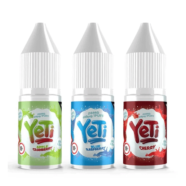 Yeti Nic Salt E Liquid 10ml Box of 10