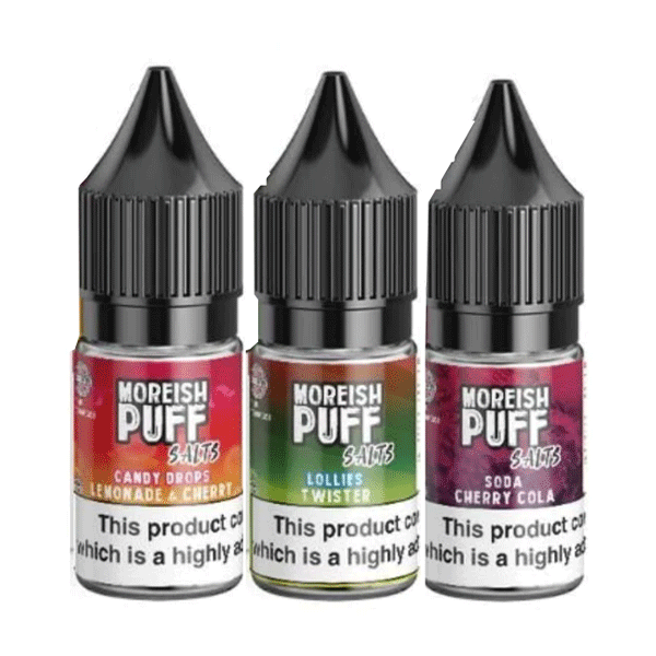 Moreish Puff Original Nic Salt E Liquid 10ml Box of 10