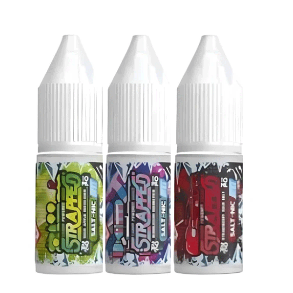 Strapped On Ice Nic Salt E Liquid 10ml Box of 10