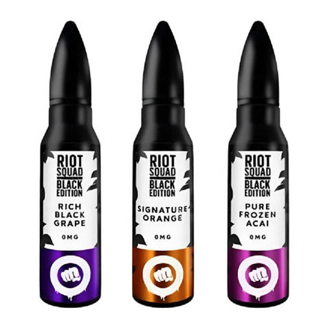 Riot Squad Black Edition Series Shortfill E-Liquid 50ml