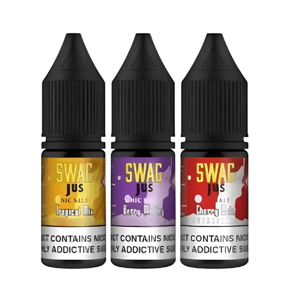 Swag Jus Vapourless Nic Salt E Liquid 10ml Box of 10