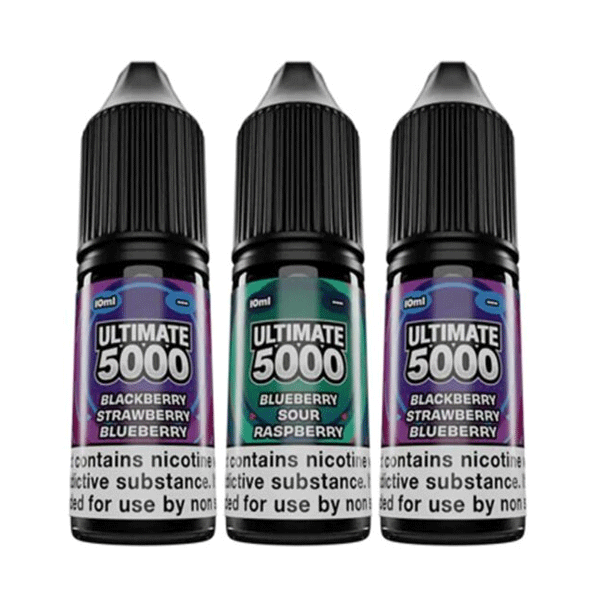 Ultimate Bar 5000 Nic Salts E Liquid 10ml Box of 10