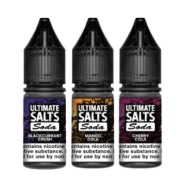 Ultimate Salts Soda Nic Salt E Liquid 10ml Box of 10