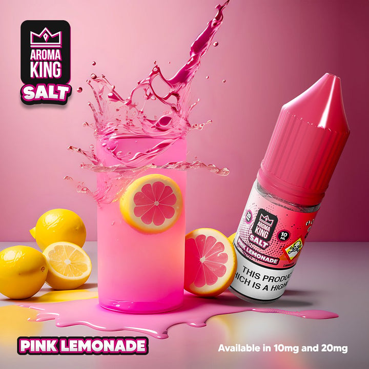 Aroma King Nic Salts 10ml E-liquids - Box of 10-Pink Lemonade-vapeukwholesale