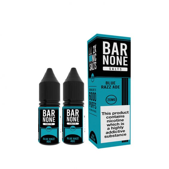 Bar None Nic Salt 10ml E-Liquid - Box of 10-Blue Razz ADE-vapeukwholesale