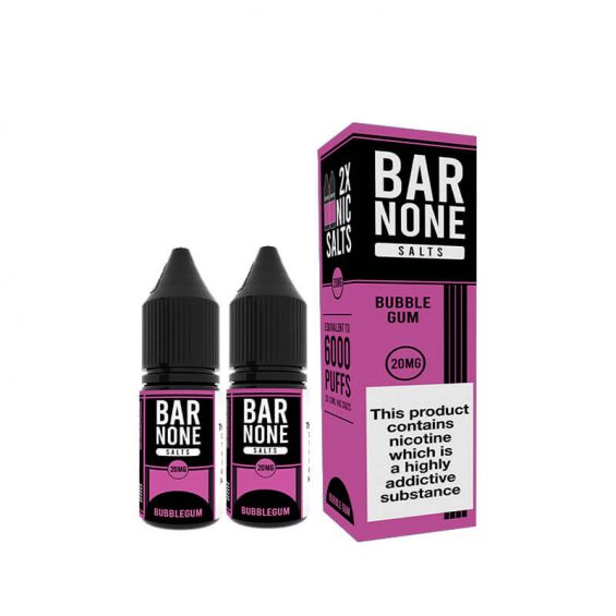 Bar None Nic Salt 10ml E-Liquid - Box of 10-Bubblegum-vapeukwholesale