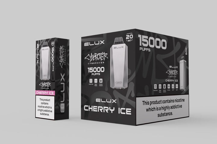 Elux Cyberover 15000 Puffs Disposable Vape Device Box of 10 - #Simbavapeswholesale#