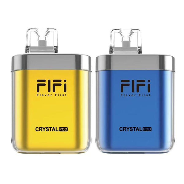 FiFi Crystal Pod 3000 Puffs Disposable Vape Pod 5 in 1-Yellow Edition-vapeukwholesale