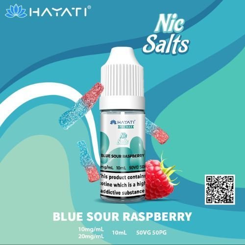 Hayati Pro Max Nic Salt 10ml Box of 10-Blue Sour Raspberry-vapeukwholesale