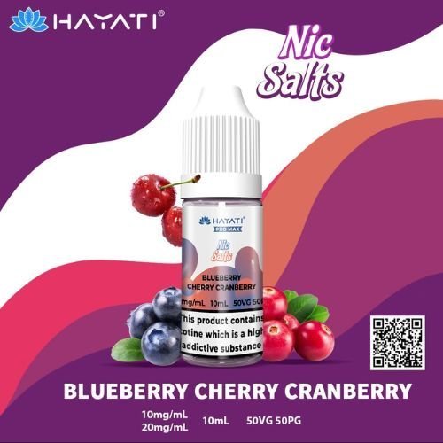 Hayati Pro Max Nic Salt 10ml Box of 10-Blueberry Cherry Cranberry-vapeukwholesale