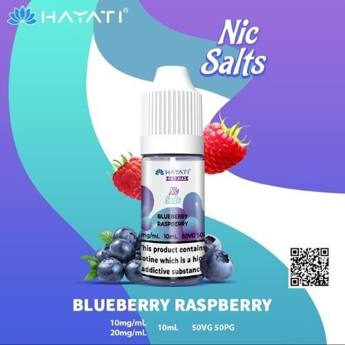 Hayati Pro Max Nic Salt 10ml Box of 10-Blueberry Raspberry-vapeukwholesale