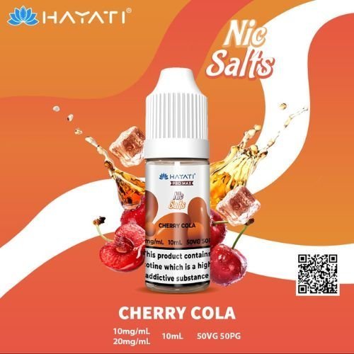 Hayati Pro Max Nic Salt 10ml Box of 10-Cherry Cola-vapeukwholesale
