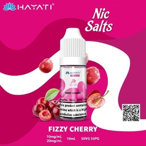 Hayati Pro Max Nic Salt 10ml Box of 10-Fizzy Cherry-vapeukwholesale