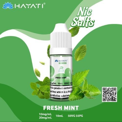 Hayati Pro Max Nic Salt 10ml Box of 10-Fresh Mint-vapeukwholesale