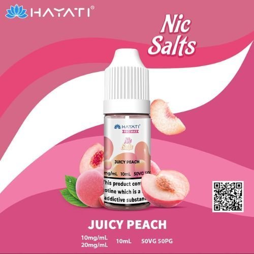 Hayati Pro Max Nic Salt 10ml Box of 10-Juicy Peach-vapeukwholesale