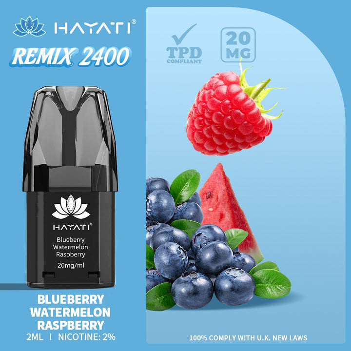 Hayati Remix 2400 Puffs Replacement Pods - #Simbavapeswholesale#