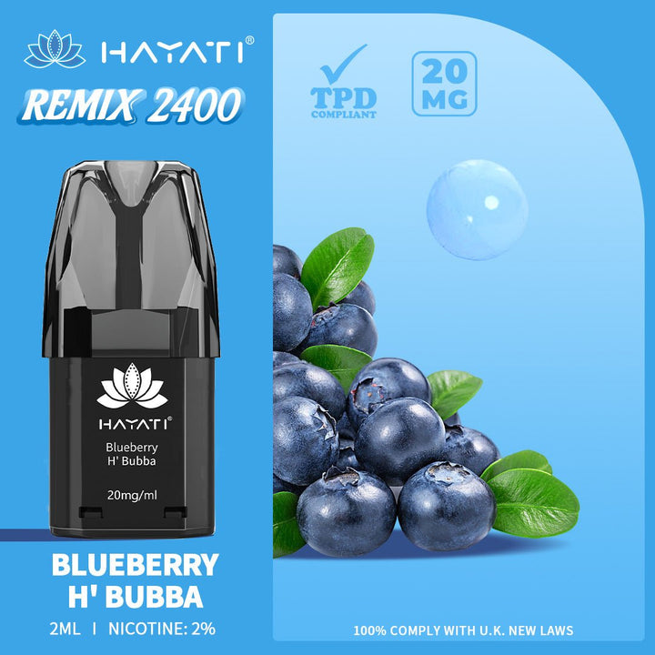 Hayati Remix 2400 Puffs Replacement Pods - #Simbavapeswholesale#