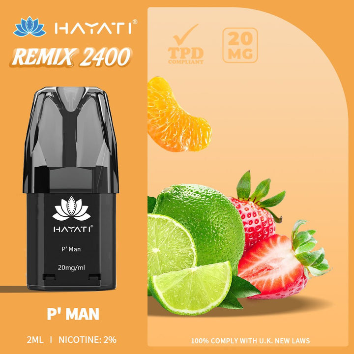 Hayati Remix 2400 Puffs Replacement Pods - #Simbavapeswholesale#