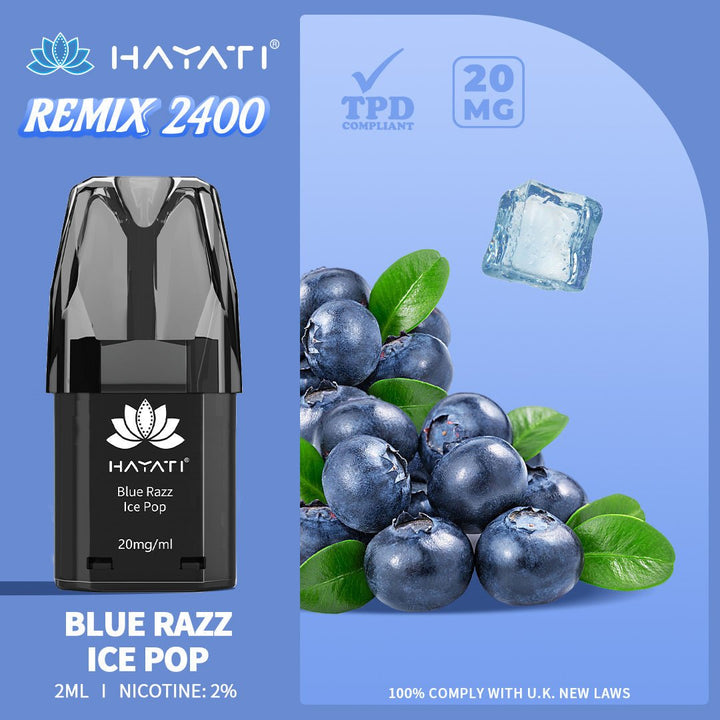 Hayati Remix 2400 Puffs Replacement Pods - #Simbavapeswholesale#