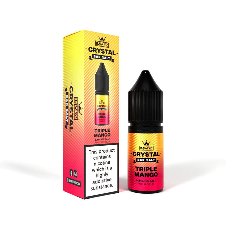 IMMYZ Crystal Bar Nic Salt 10ml E-liquid Pack of 10 - IMMYZ