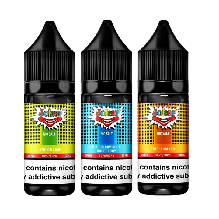 Joker Nic Salt 10ml E-liquids - Box of 10-Blueberry Sour Raspberry-vapeukwholesale