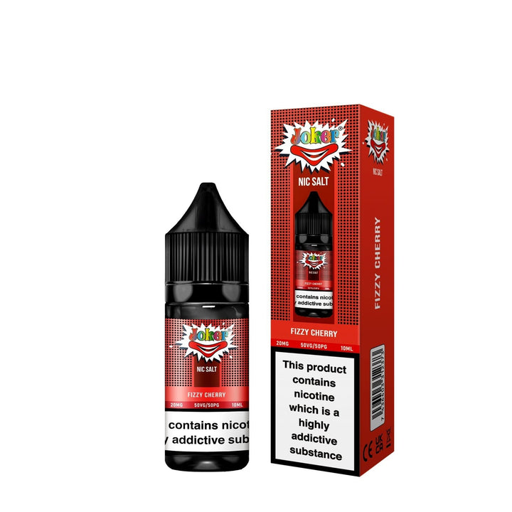Joker Nic Salt 10ml E-liquids - Box of 10-Fizzy Cherry-vapeukwholesale