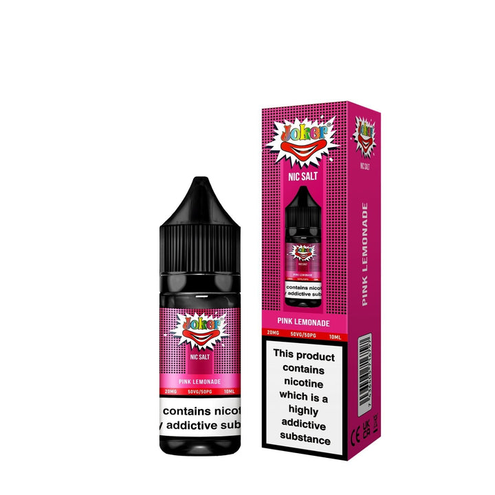 Joker Nic Salt 10ml E-liquids - Box of 10-Pink Lemonade-vapeukwholesale