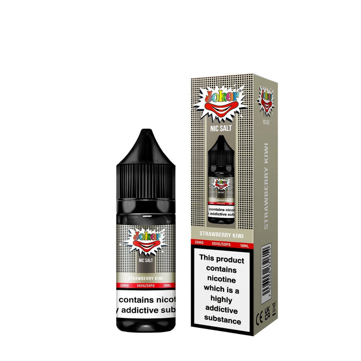 Joker Nic Salt 10ml E-liquids - Box of 10-Strawberry Kiwi-vapeukwholesale