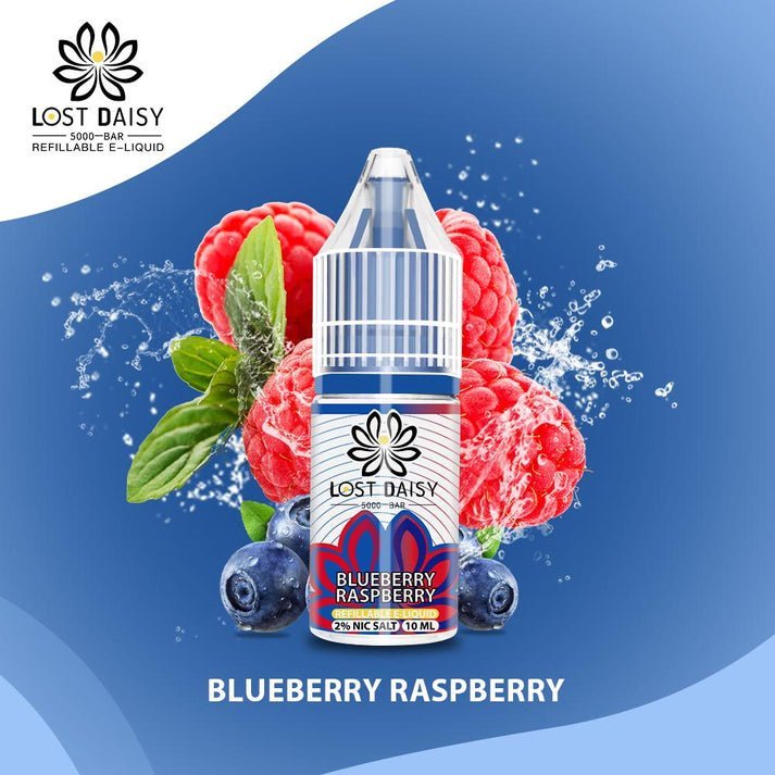 Lost Daisy 5000 Bar Salt 10ml - Box of 10-Blueberry Raspberry-vapeukwholesale