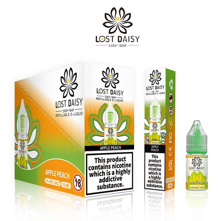 Lost Daisy 5000 Bar Salt 10ml - Box of 10-Fresh Mint-vapeukwholesale