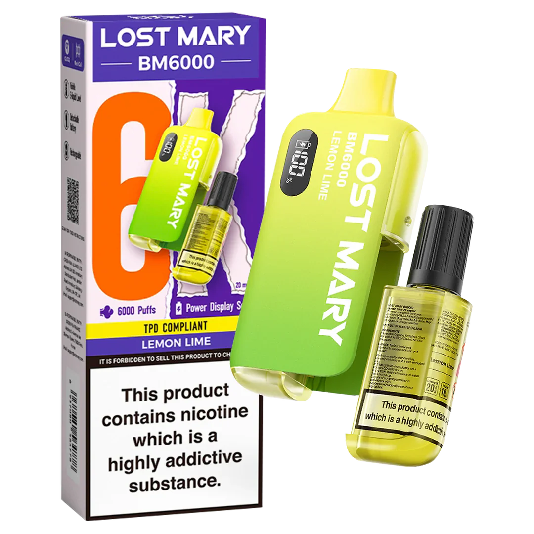 Lost Mary BM6000 Prefilled Disposable Vape Kit (Box of 5) – Vape ...