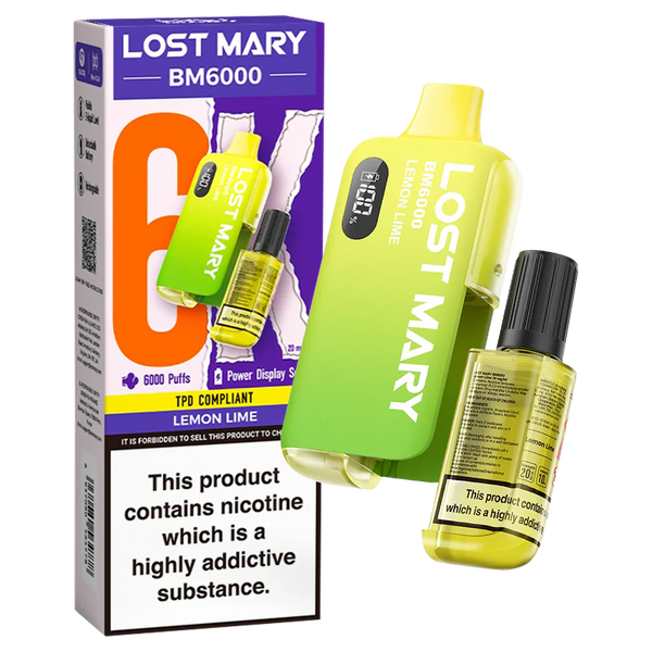 Lost Mary BM6000 Prefilled Disposable Vape Kit (Box of 5)