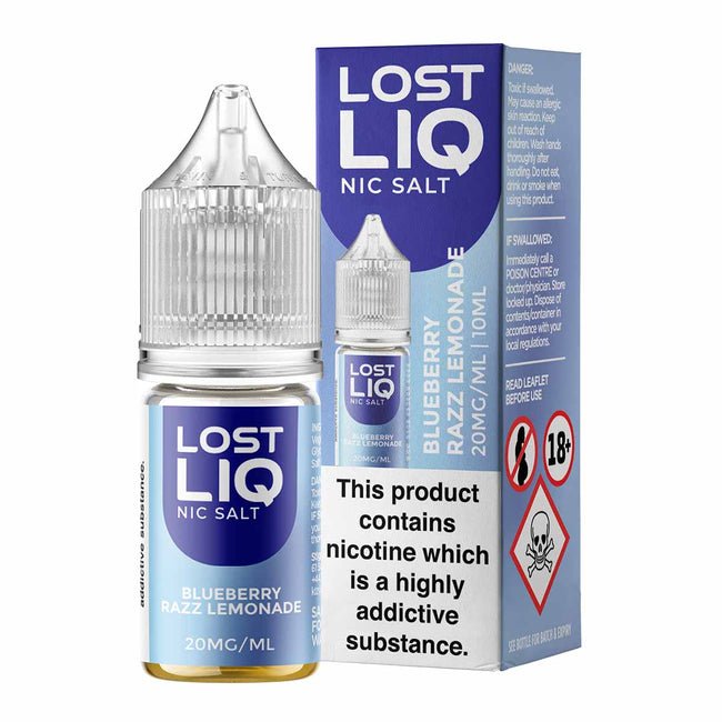 Lostliq 3000 Nic Salts 10ml - Box of 10-Blue Razz Lemonade-vapeukwholesale