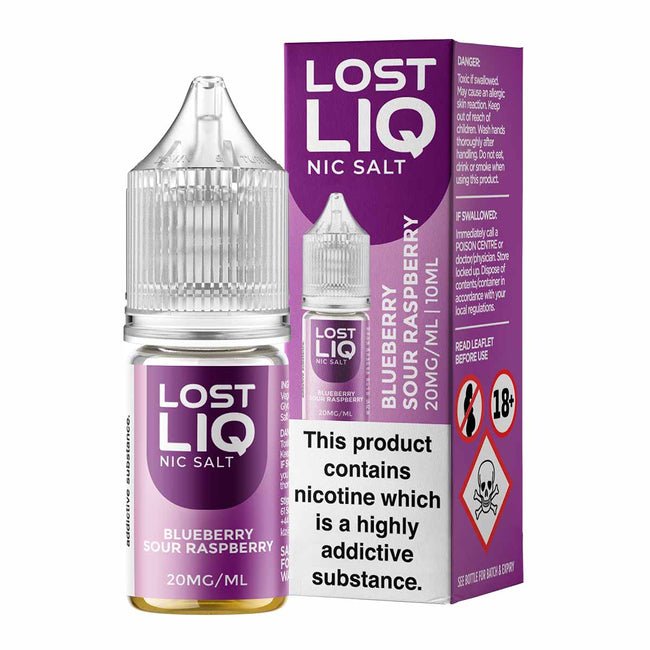 Lostliq 3000 Nic Salts 10ml - Box of 10-Blueberry Sour Raspberry-vapeukwholesale