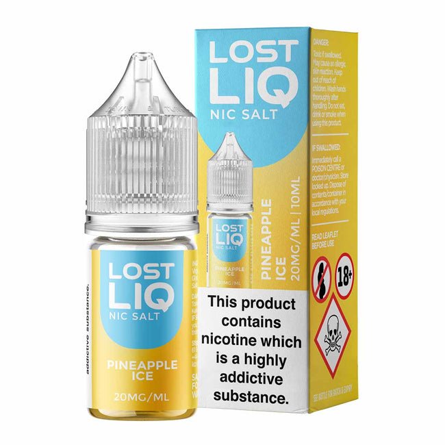 Lostliq 3000 Nic Salts 10ml - Box of 10-Pineapple Ice-vapeukwholesale