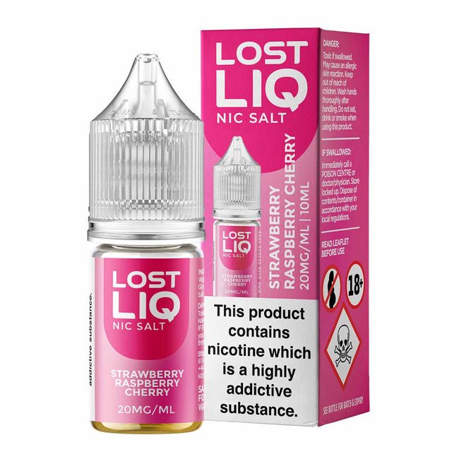 Lostliq 3000 Nic Salts 10ml - Box of 10-Strawberry Raspberry Cherry-vapeukwholesale